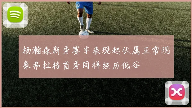 杨瀚森新秀赛季表现起伏属正常现象弗拉格首秀同样经历低谷